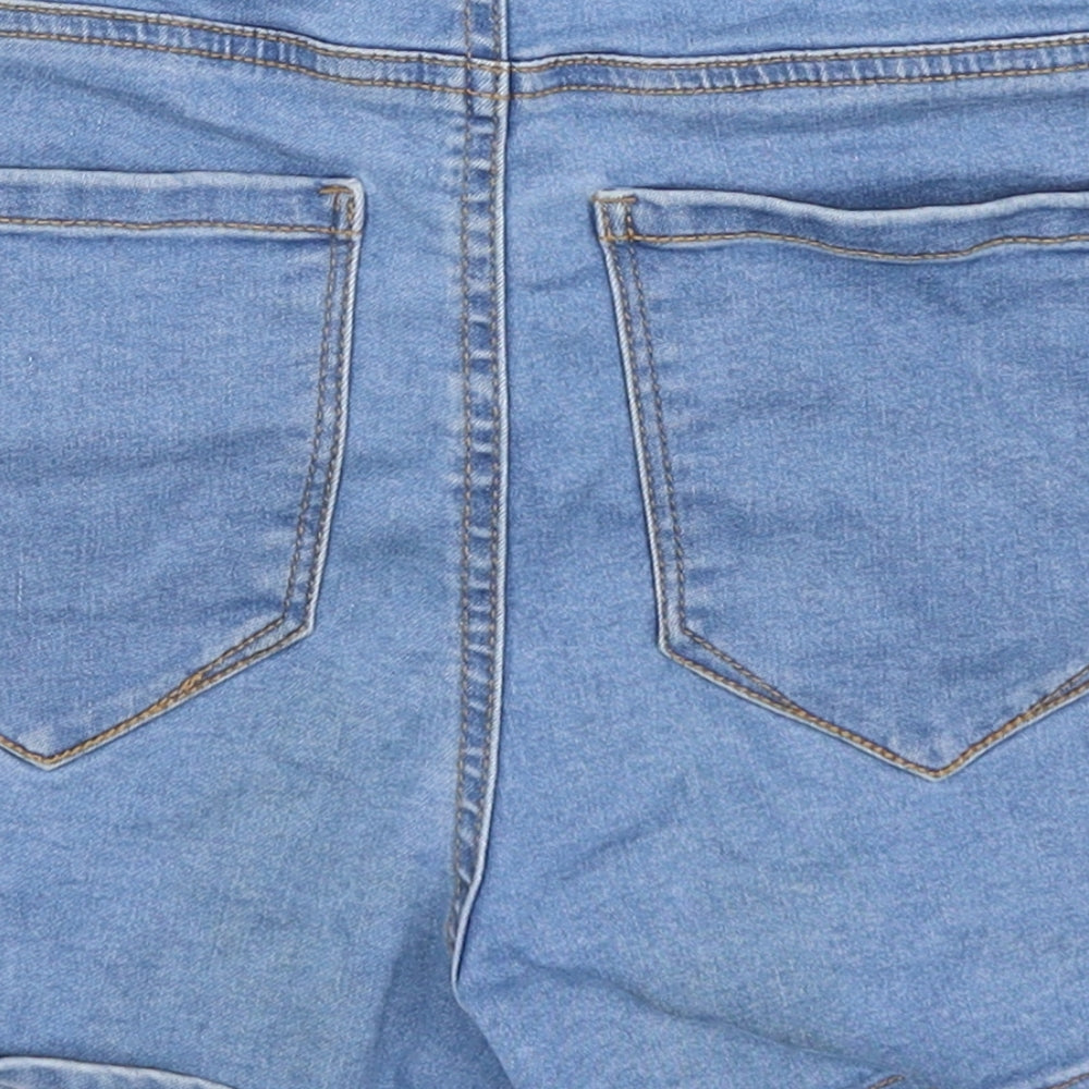 Denim Co Womens Blue Mom Shorts Size 6