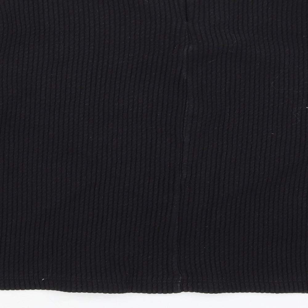 Souluxe Womens Black Pullover Jumper Size M
