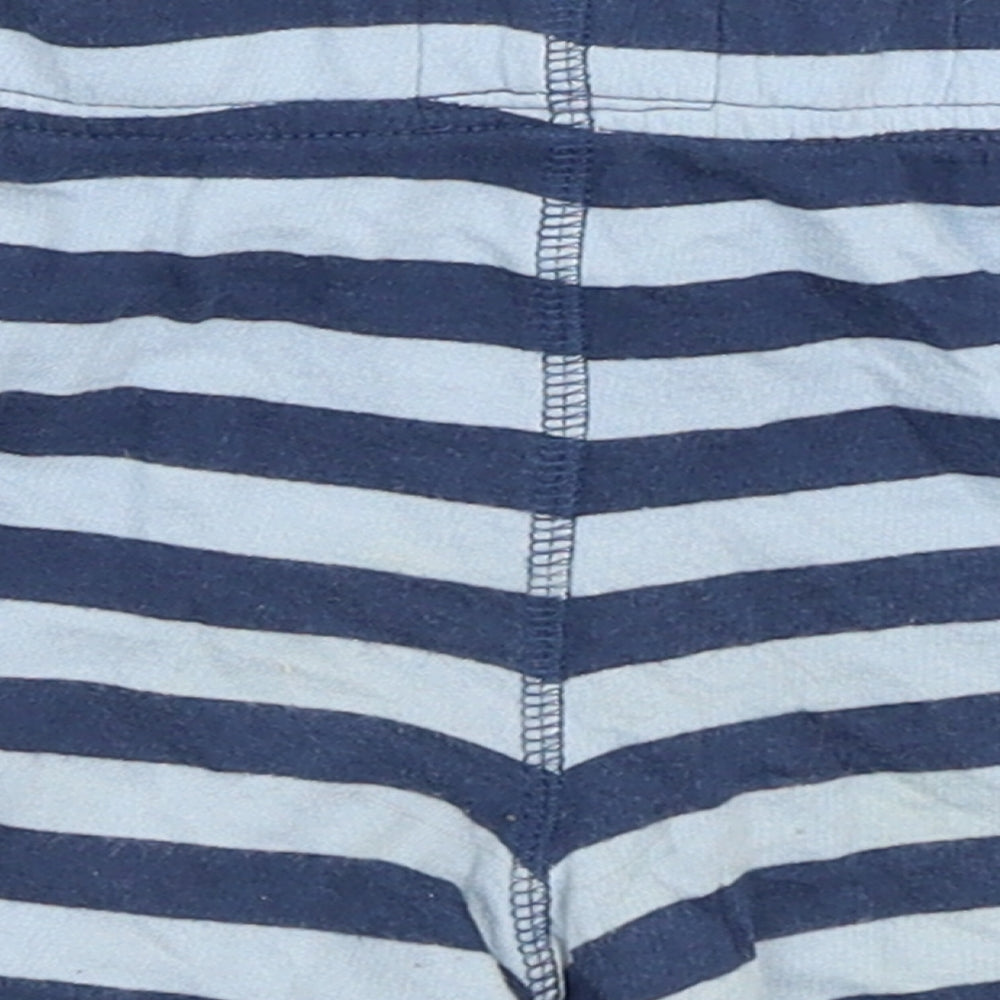 TU Baby Blue Striped Cropped Trousers Size 18-24 Months