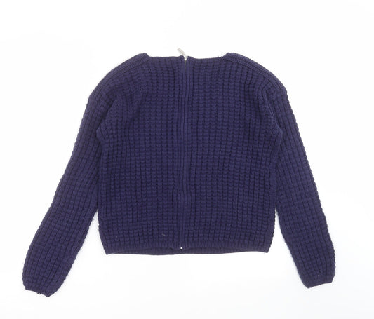 Womens UK Size 10 New Look Blue Pullover Jumper