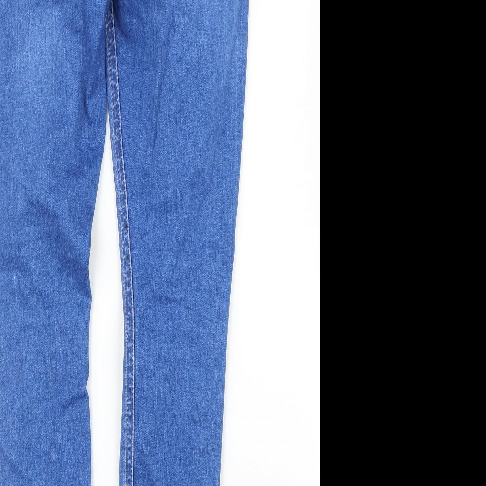 New Look Girls Blue Denim Skinny Jeans Size 11 Years