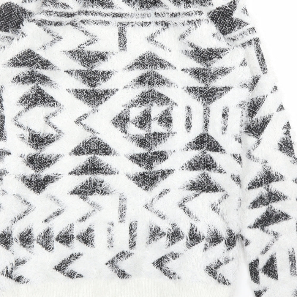 Womens UK Size XS ESMARA White Pullover Jumper