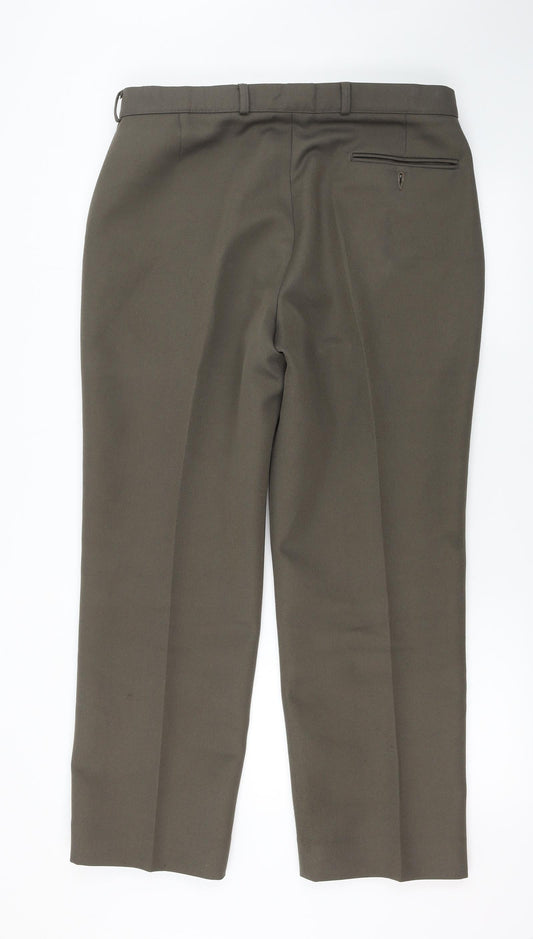 Debenhams Mens Brown Trousers Size 36 in L29 in