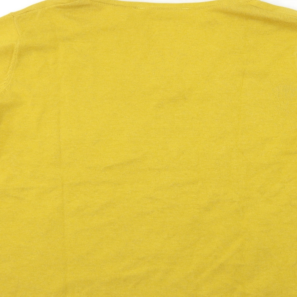 Womens UK Size 20 Bonmarché Yellow Pullover Jumper
