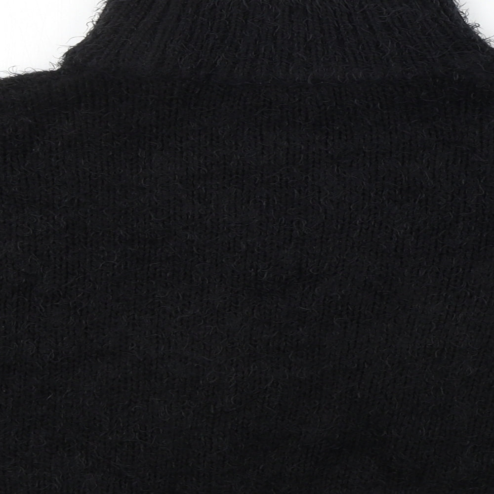 F&F Womens Black Pullover Jumper Size 10