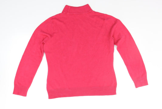 BHS Womens Pink Pullover Jumper Size 10