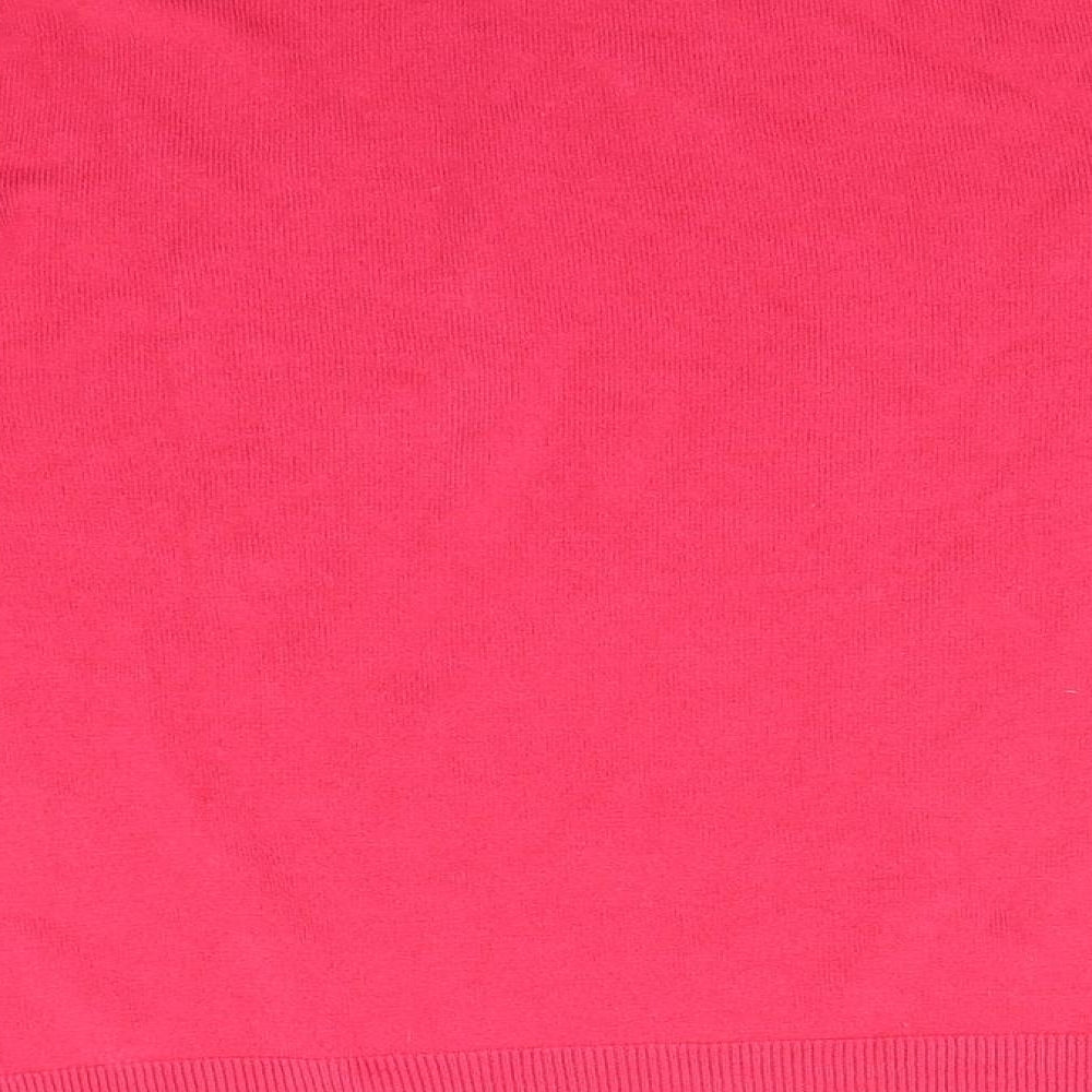 Brand and care label for BHS women’s pink jumper, size UK 10