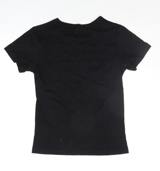 SheIn Womens Black Basic T-Shirt Size XS