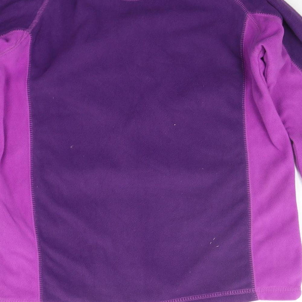moutain warehouse Girls Purple Pullover Jumper Size 11-12 Years