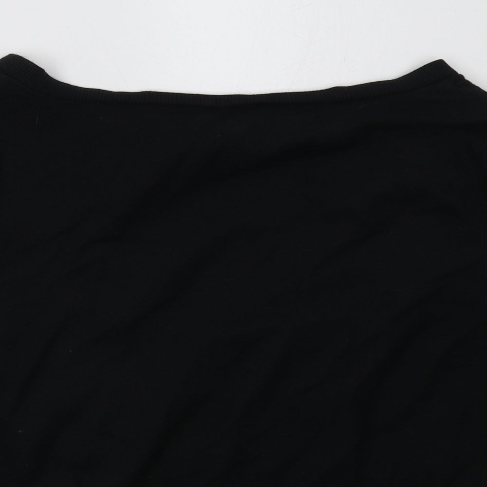 gteorge Womens Black Cardigan Jumper Size 12