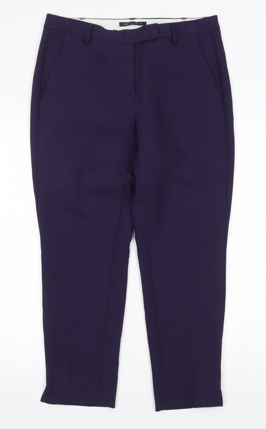 Womens UK Size 12 Marks and Spencer Regular Fit Purple Trousers