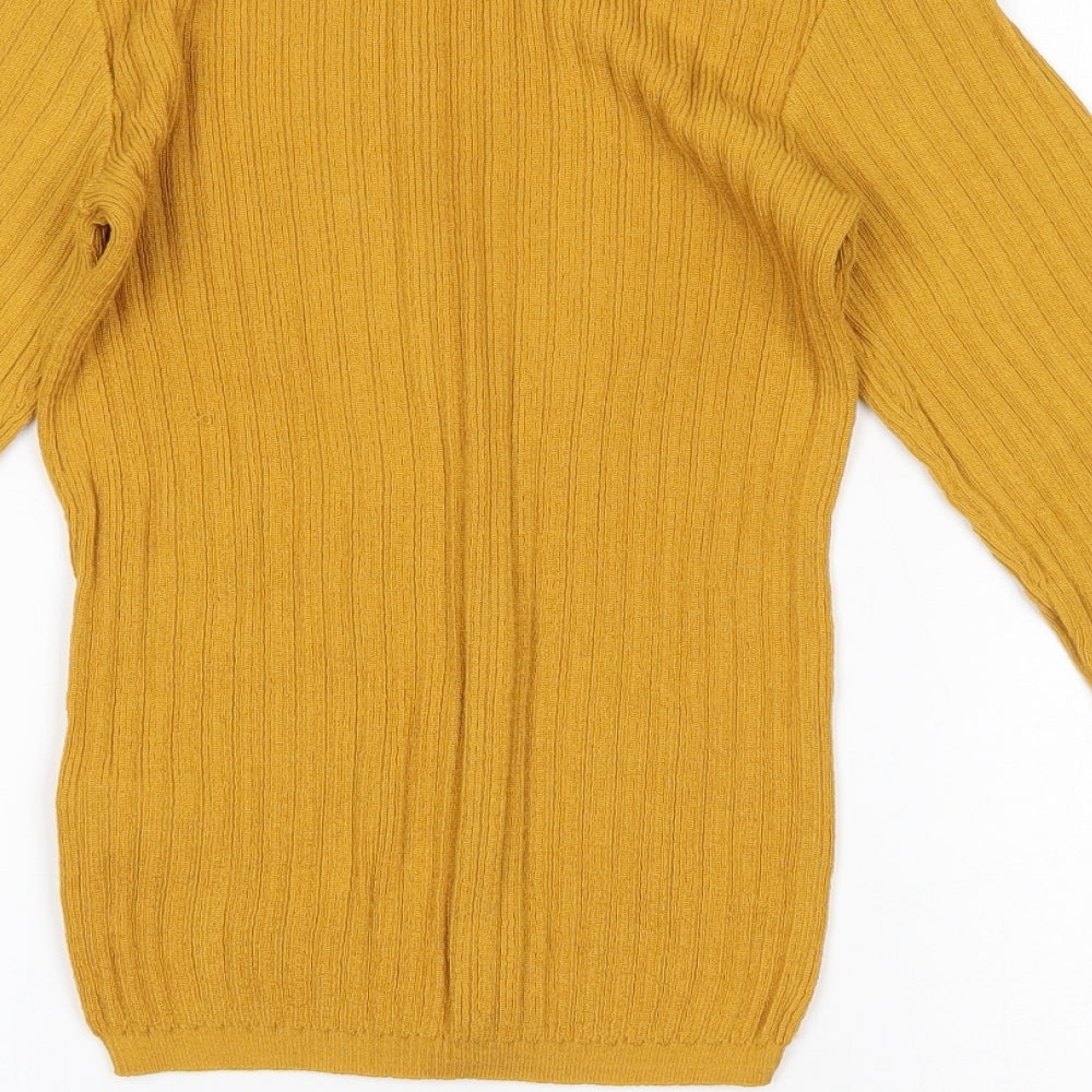 Primark Womens Yellow Basic Blouse Size XS