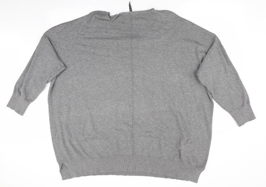 Capsule Womens Grey Pullover Jumper