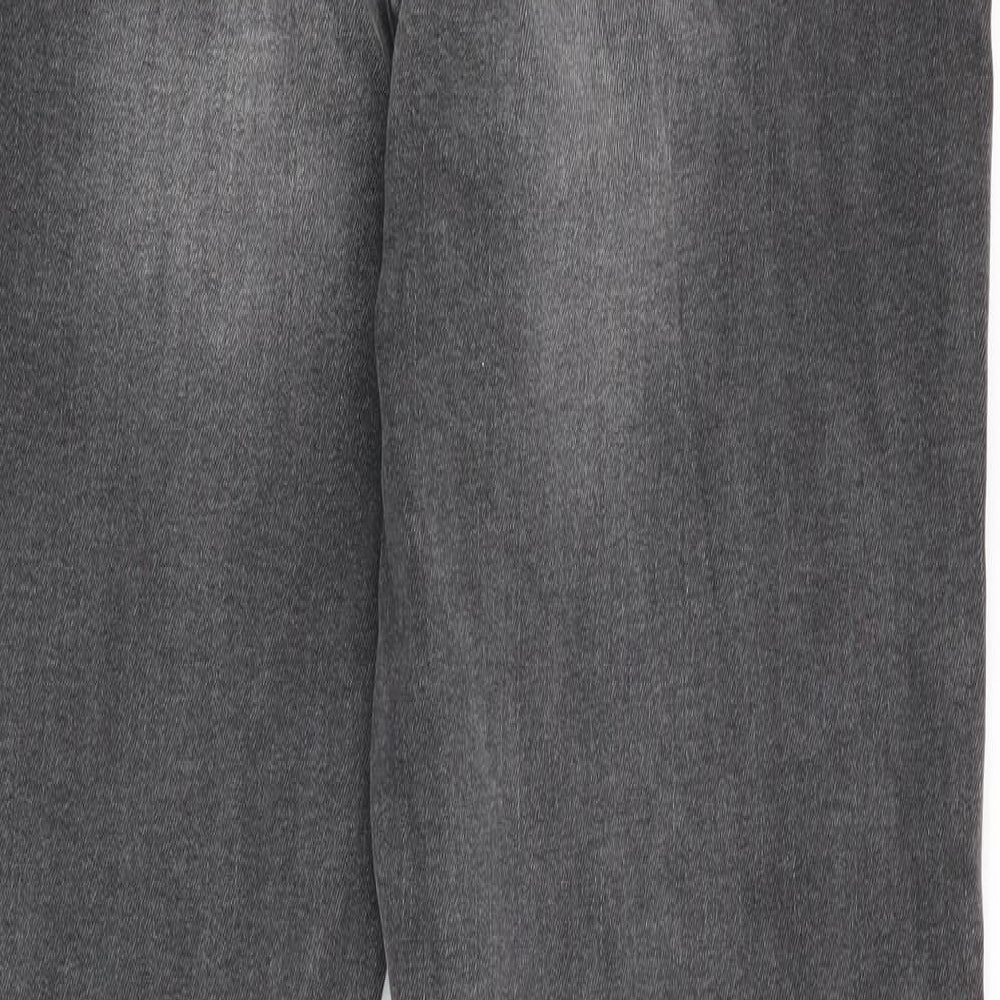 NEXT Womens Black Skinny Jeans L26 in - Lace Hems