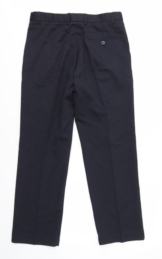 Preworn Mens Blue Dress Pants Trousers Size 34 in L29 in