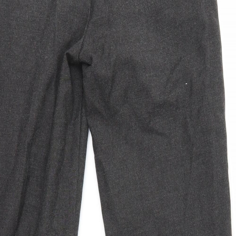 Brand and care label for Tu boys’ grey dress pants trousers, size 9, years