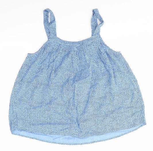 Womens UK Size 6 NEXT Blue Basic Blouse