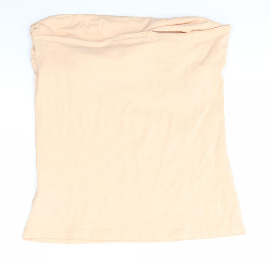 Womens UK Size L H&M Orange Basic Blouse