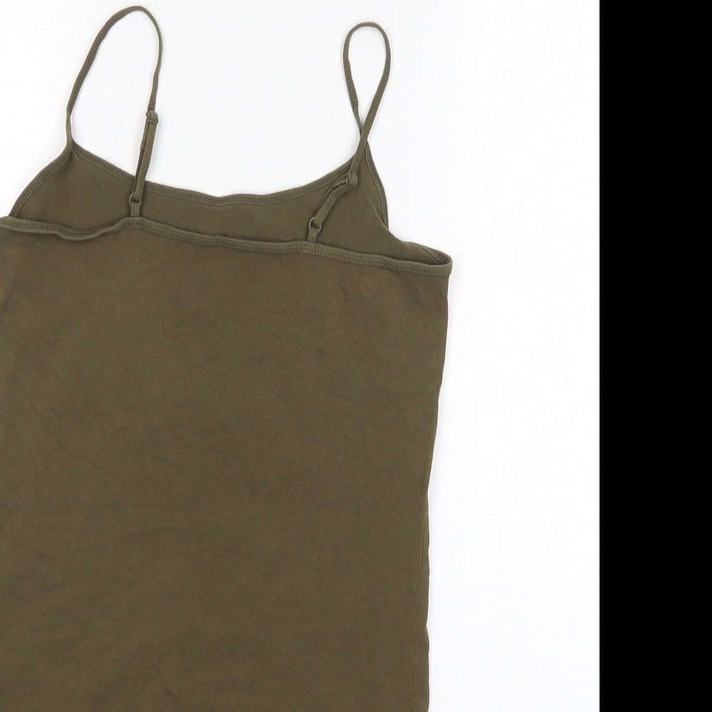 Womens UK Size L Dunnes Green Vest Jumper