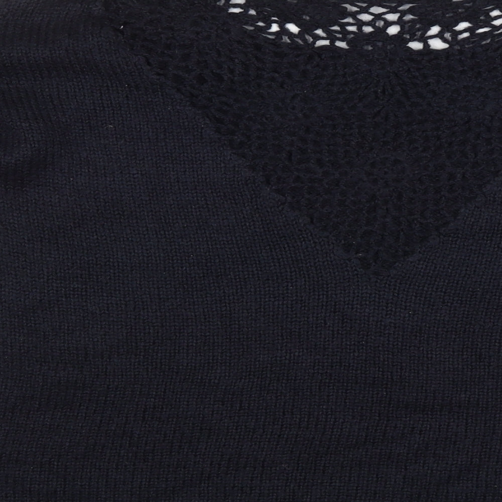 FOREVER 21 Womens Blue Pullover Jumper Size M