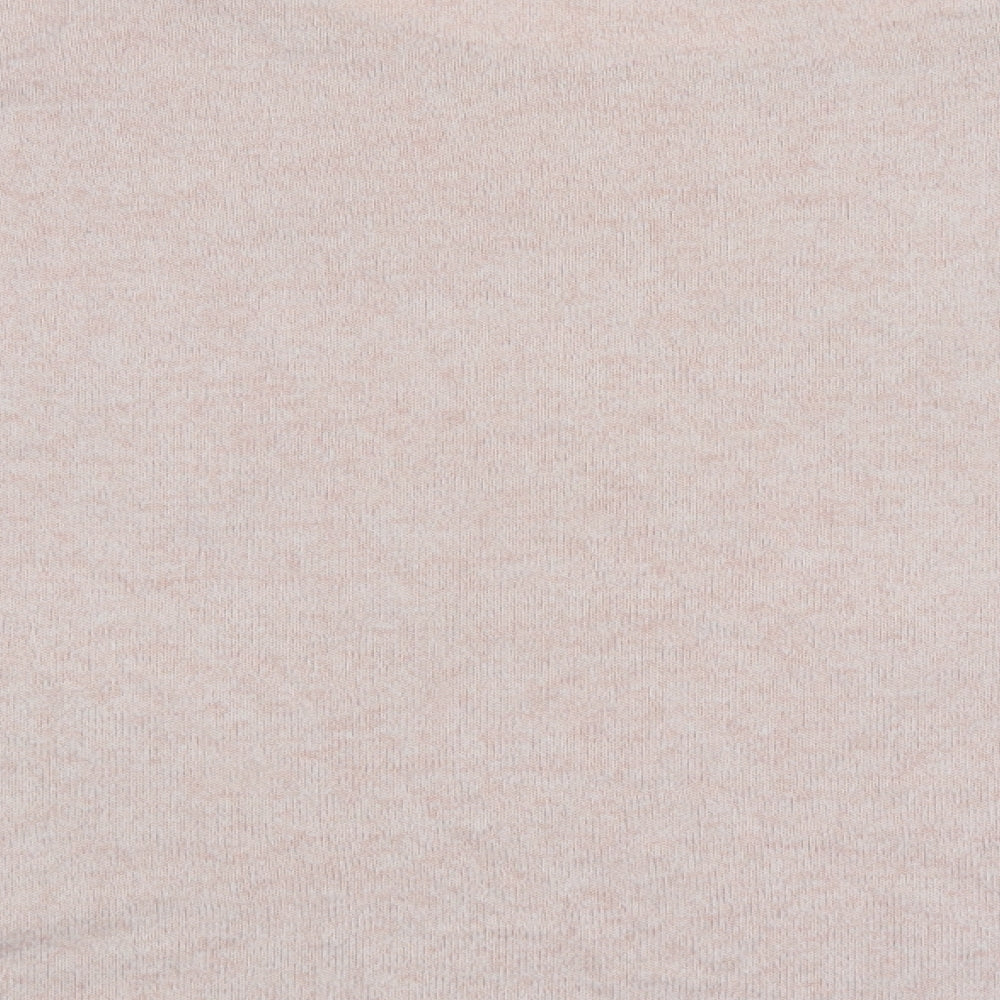 Brand and care label for Only Our Story women’s pink jumper, size M