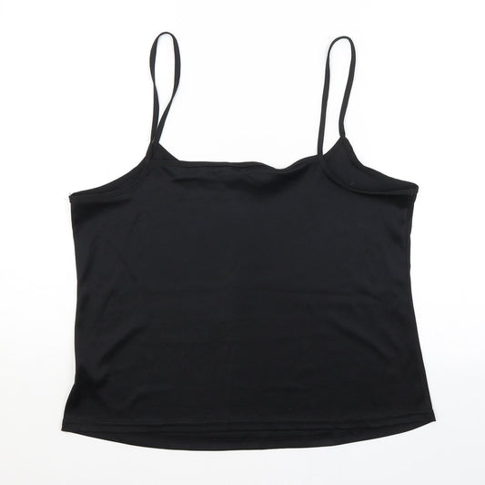Womens UK Size 20 BM Black Basic Tank