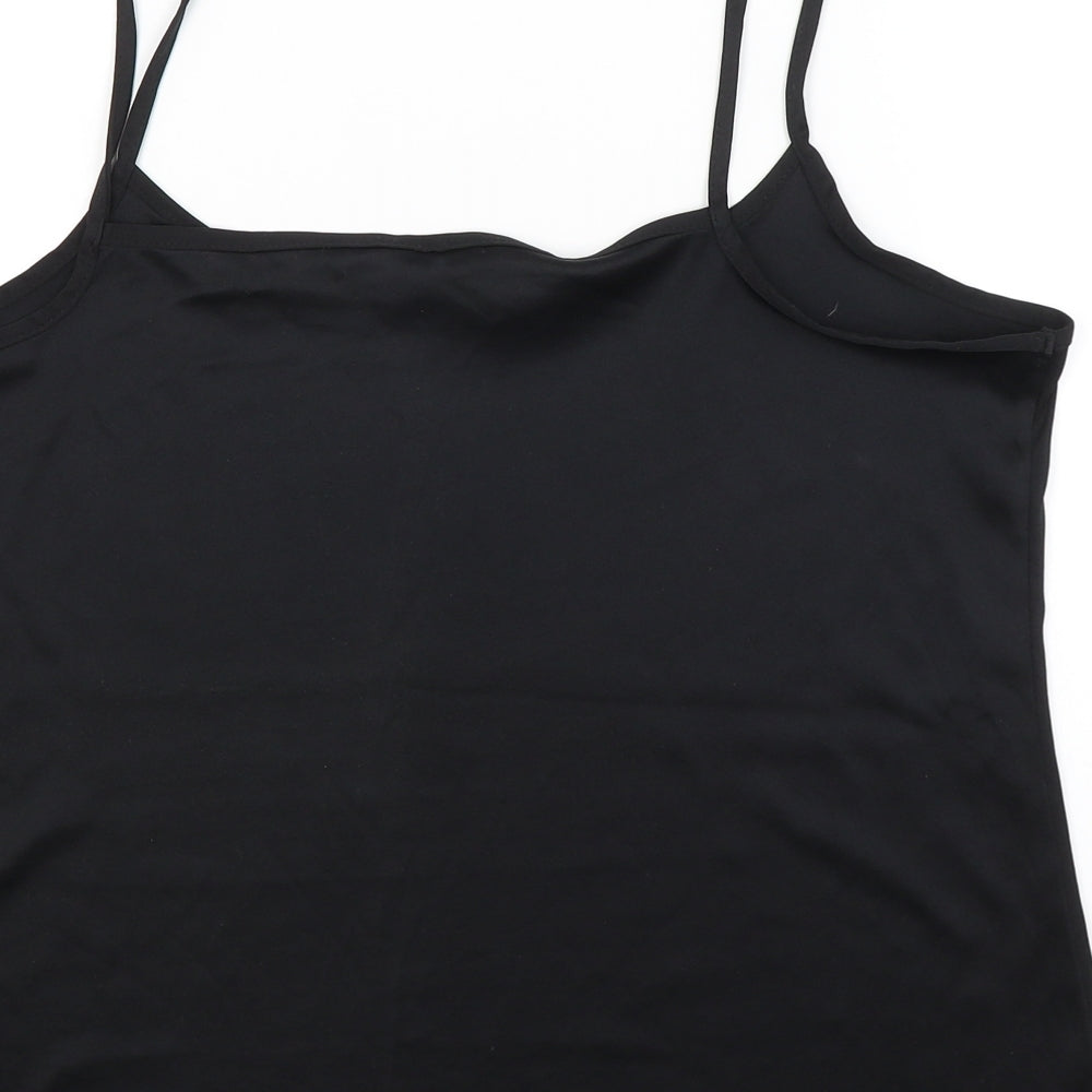Womens UK Size 20 BM Black Basic Tank