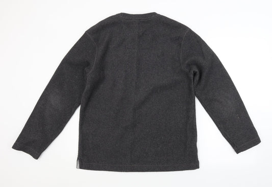 Easy Mens Grey Pullover Jumper Size S