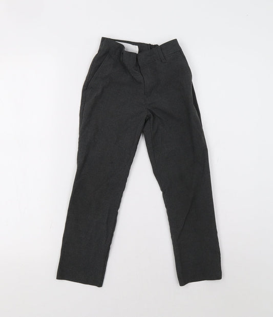 M&S Boys Grey Dress Pants Trousers Size 6-7 Years