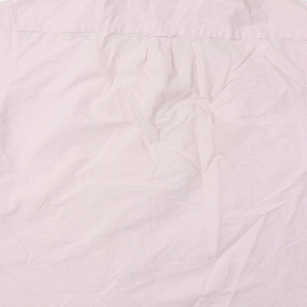 Primark Mens Pink Button-Up Size XL