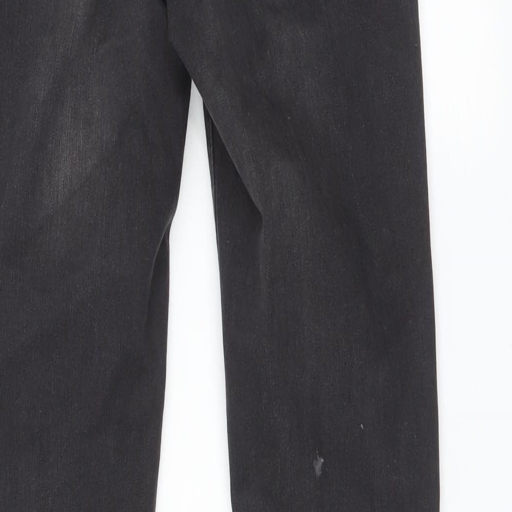 NEVER DENIM Womens Black Skinny Jeans Size S L31 in