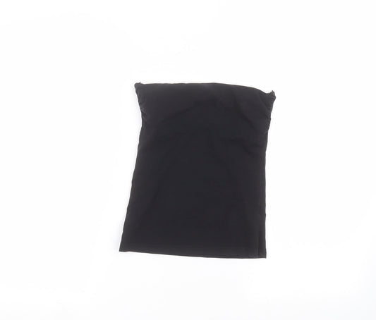 Additional front view of H&M women’s black mini skirt, size XS