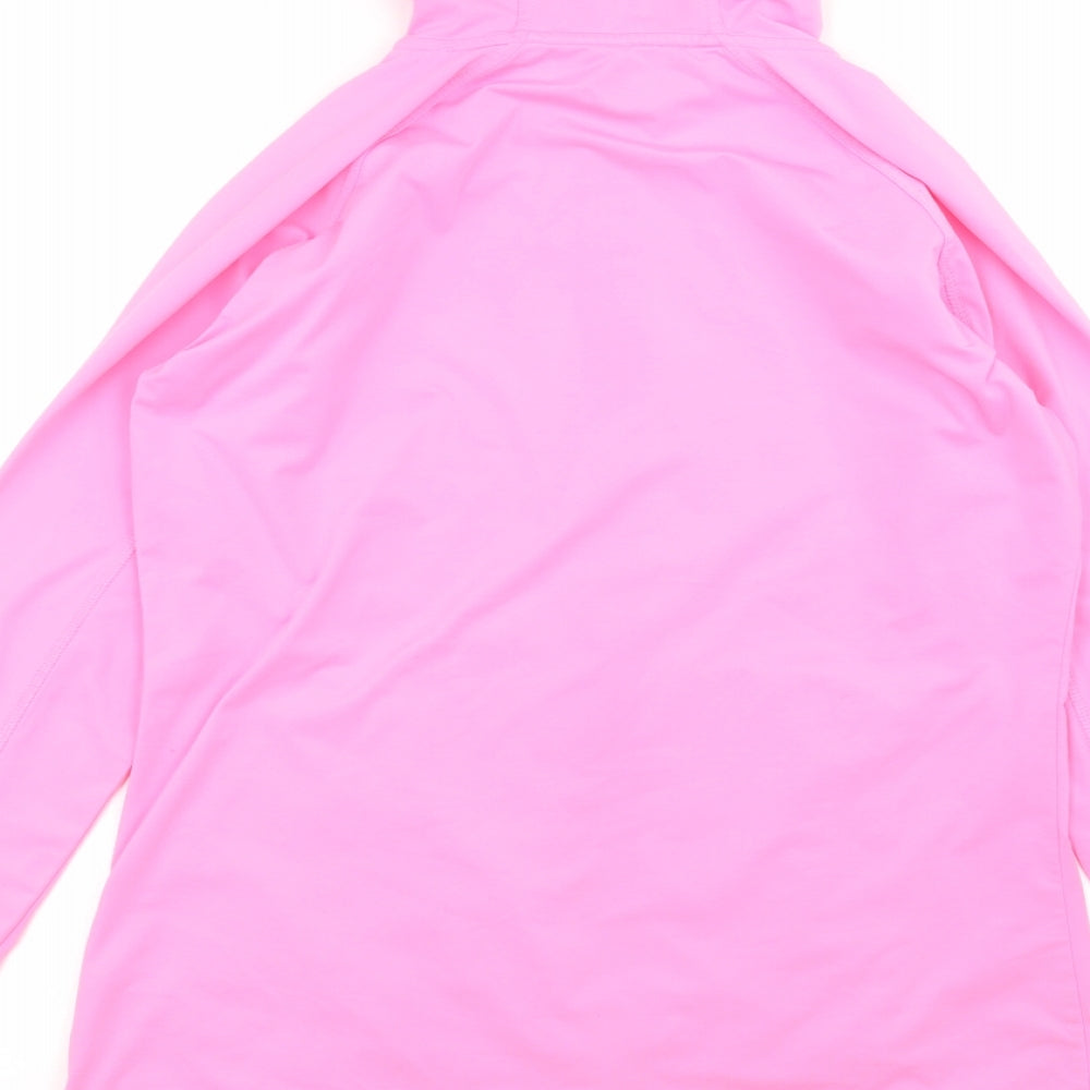 Brand and care label for Avon women’s pink rain coat coat, size UK 12