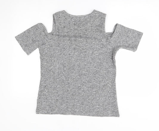 M&S Womens Grey Pullover Jumper Size 16
