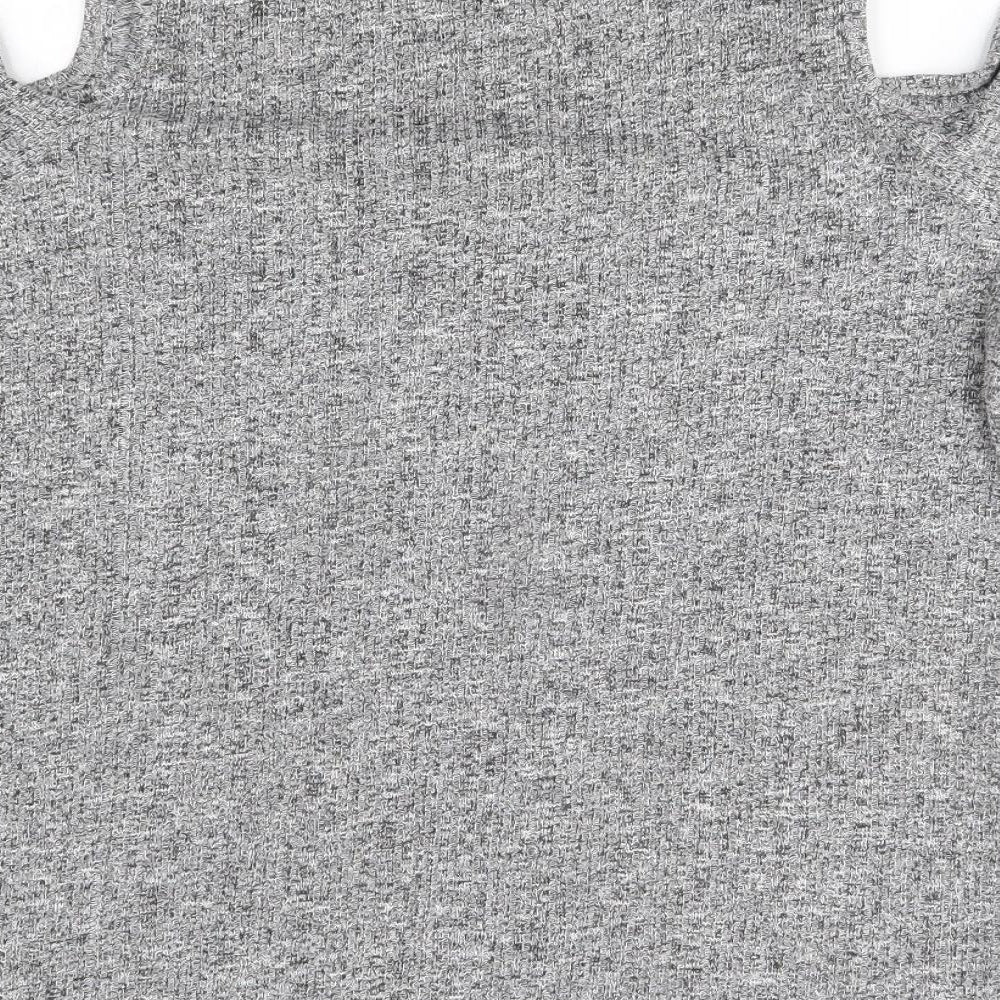 M&S Womens Grey Pullover Jumper Size 16