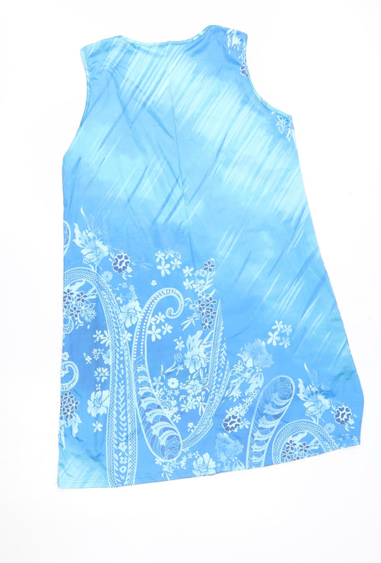 Preworn Womens Blue Tank Dress Size M