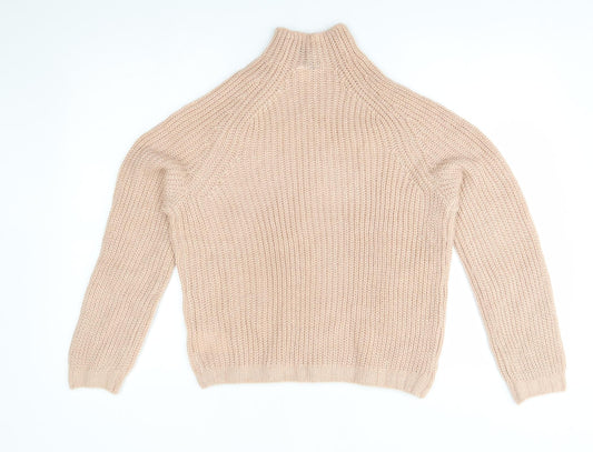 Womens UK Size S H&M Pink Pullover Jumper