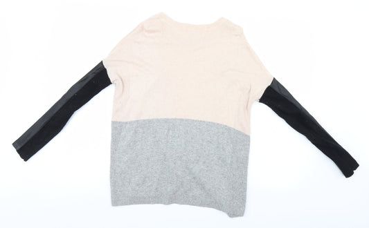 Womens UK Size 8 River Island Beige Pullover Jumper