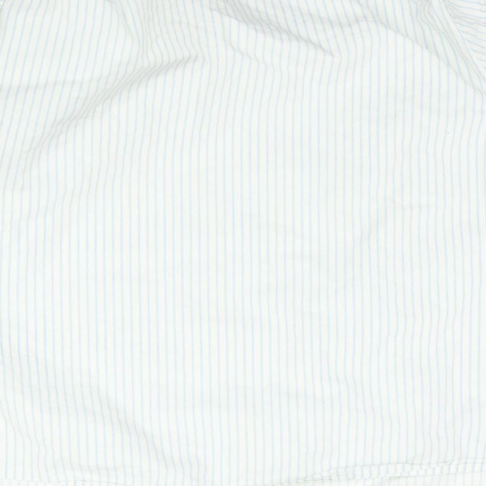 SimplyBe Womens White Striped Basic Blouse Size 20