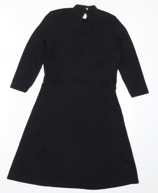 New Look Womens Black A-Line Size 8