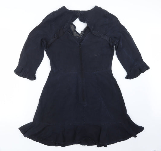 Dorothy Perkins Womens Blue T-Shirt Dress Size 12