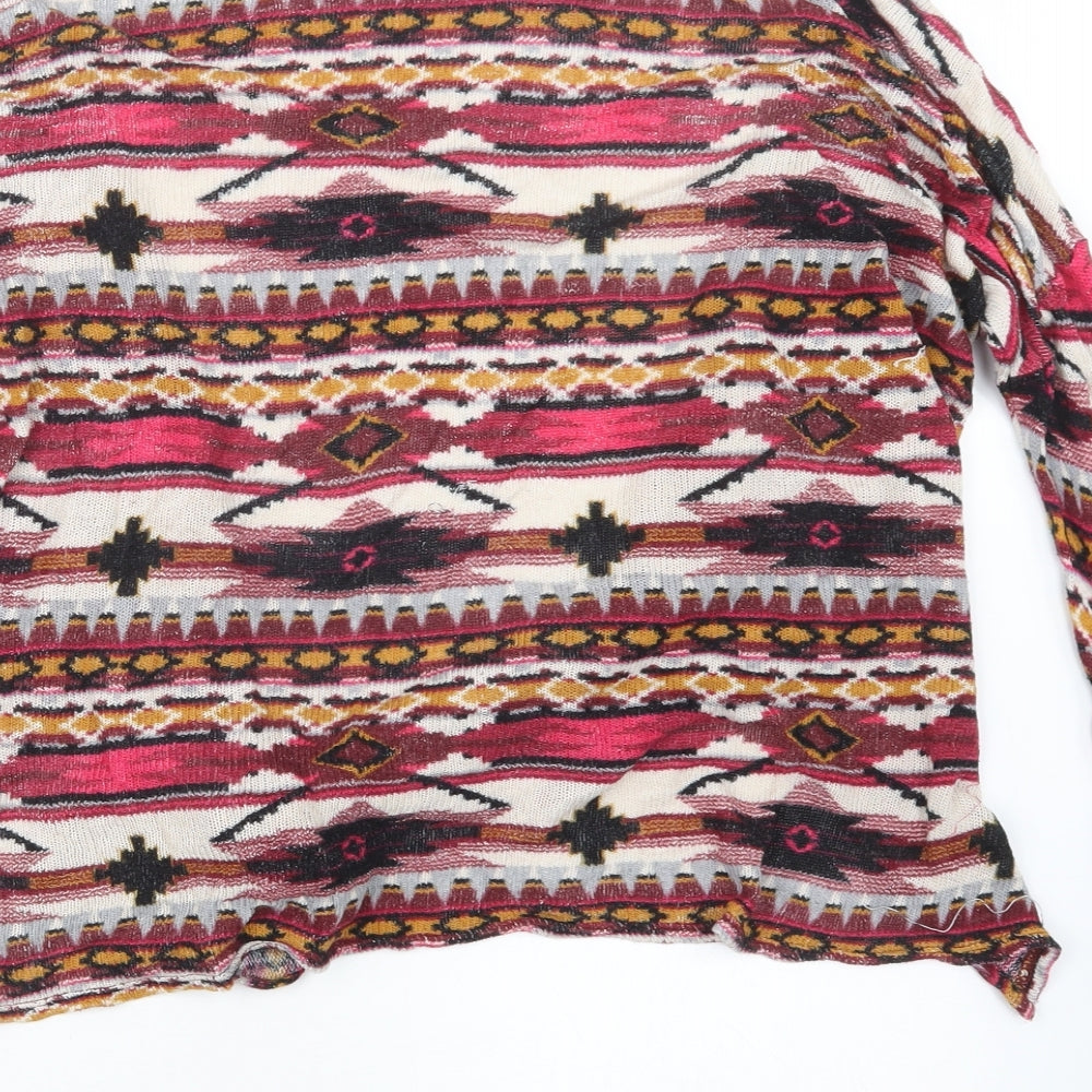 Womens UK Size S Divided by H&M Pink Cardigan Jumper