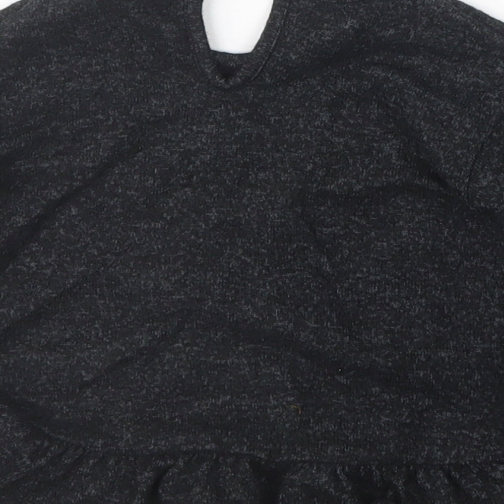 George Girls Black Basic T-Shirt Size 3-6 Months