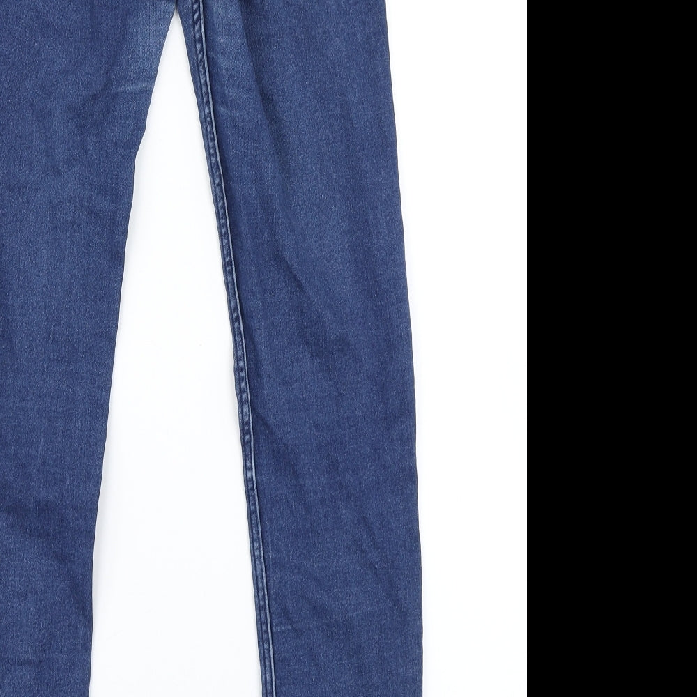 Womens UK Size 6 H&M Regular Fit Jegging Blue Jeans