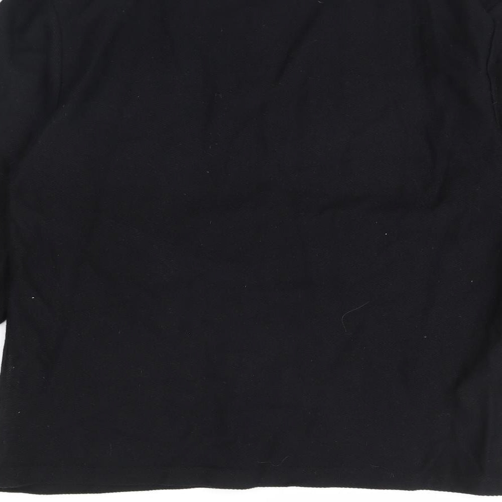 Topman Mens Black Pullover Jumper Size M