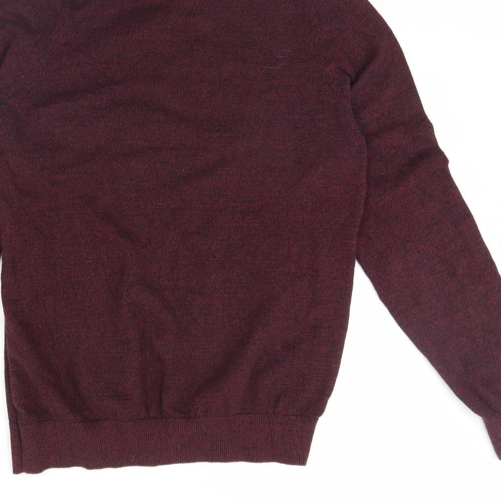 George Mens Purple Pullover Jumper Size M