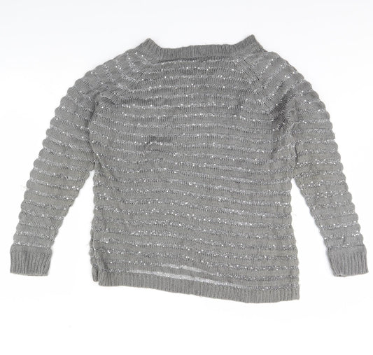 Womens UK Size L Originals Grey Pullover Jumper