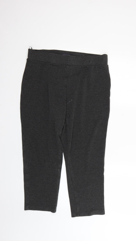 Womens UK Size 16 Marks and Spencer Regular Fit Grey Trousers
