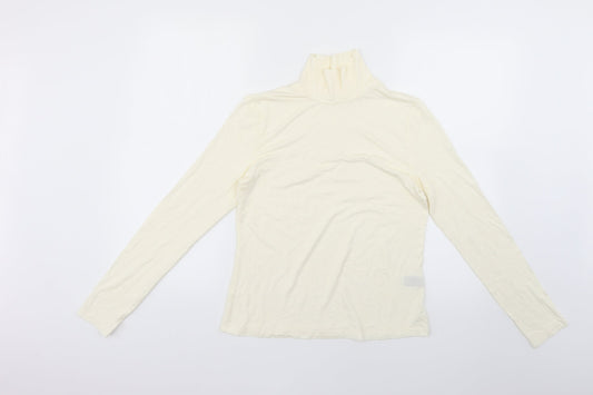 SheIn Womens Yellow Basic Blouse Size S