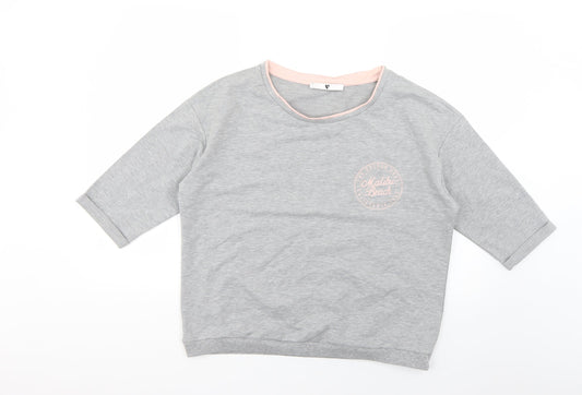 Womens UK Size 16 Very Grey Pullover Jumper